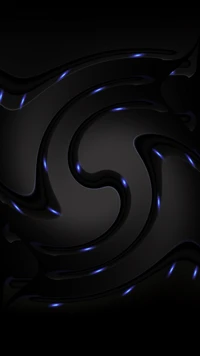 abstract, amoled, black, blue, color wallpaper