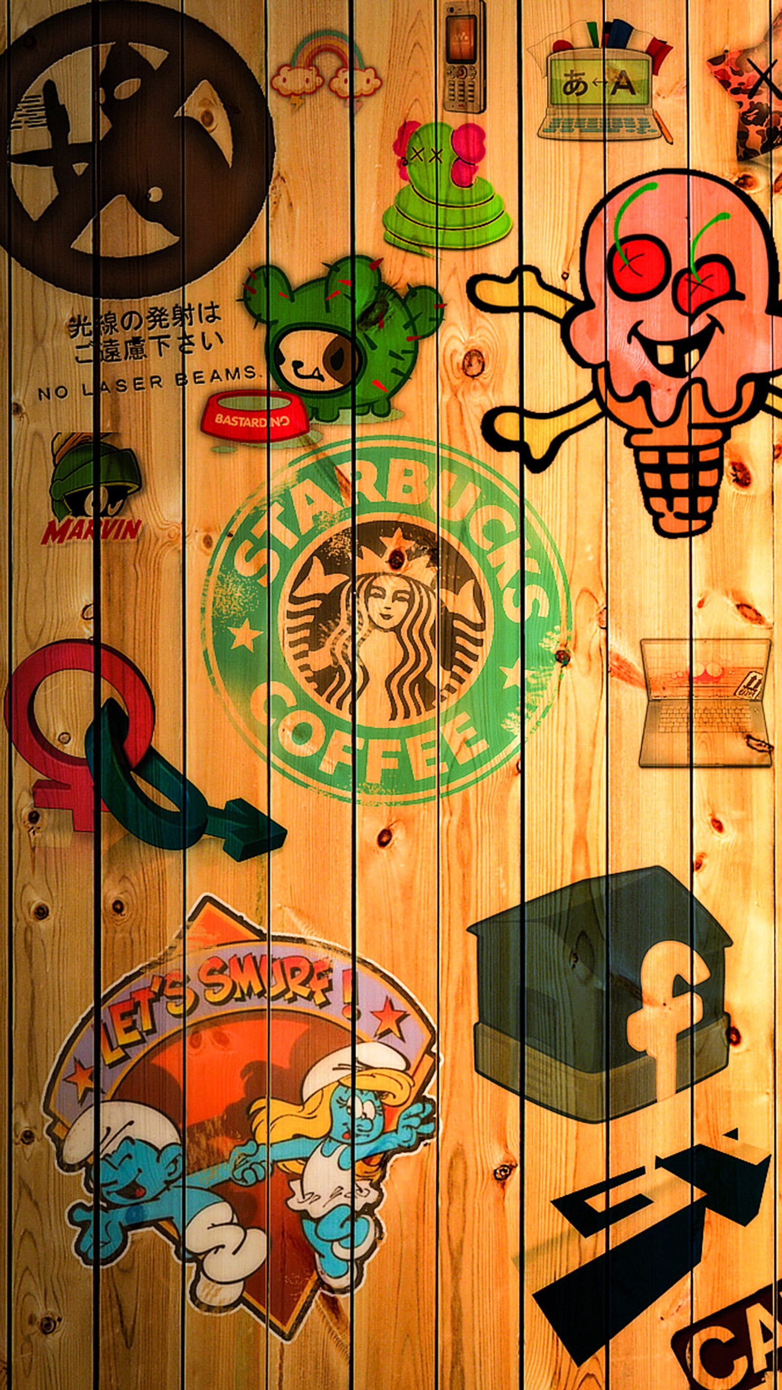 Descargar fondo de pantalla diseño, facebook, logos, starbucks