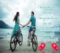 cute couple, heart, holding hands, i love you, together forever wallpaper