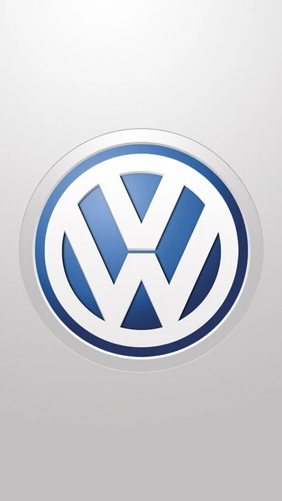 logotipo, volkswagen, vw, branco