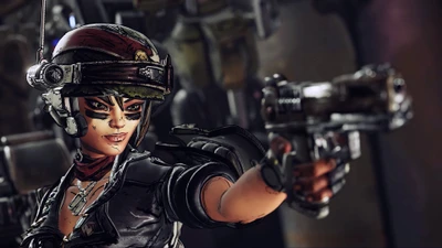 Moze de Borderlands 3: Lista para la acción con su arma