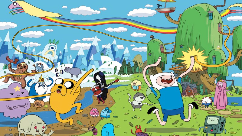 Мультфильм о приключениях финна (время приключений, adventure time, сериал, картун нетворк, cartoon network)