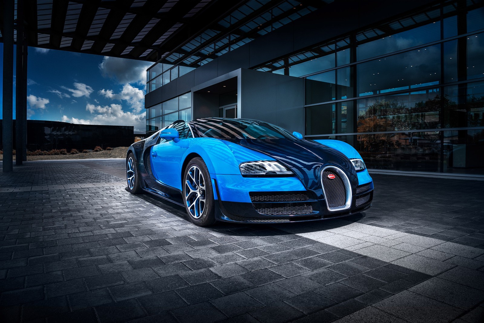 Download bugatti veyron grand sport vitesse, supercars, cars, 4k wallpaper for free