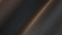 Close-up of Black Carbon Fiber Mesh Texture