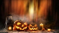 heat, lighting, flame, pumpkin, jack o lantern