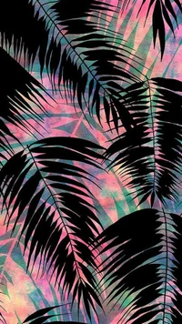 abstract, tropical wallpaper