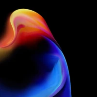 Vibrant Abstract Swirl in Red and Blue for iPhone Wallpaper