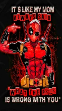 funny, deadpool, mom problems wallpaper