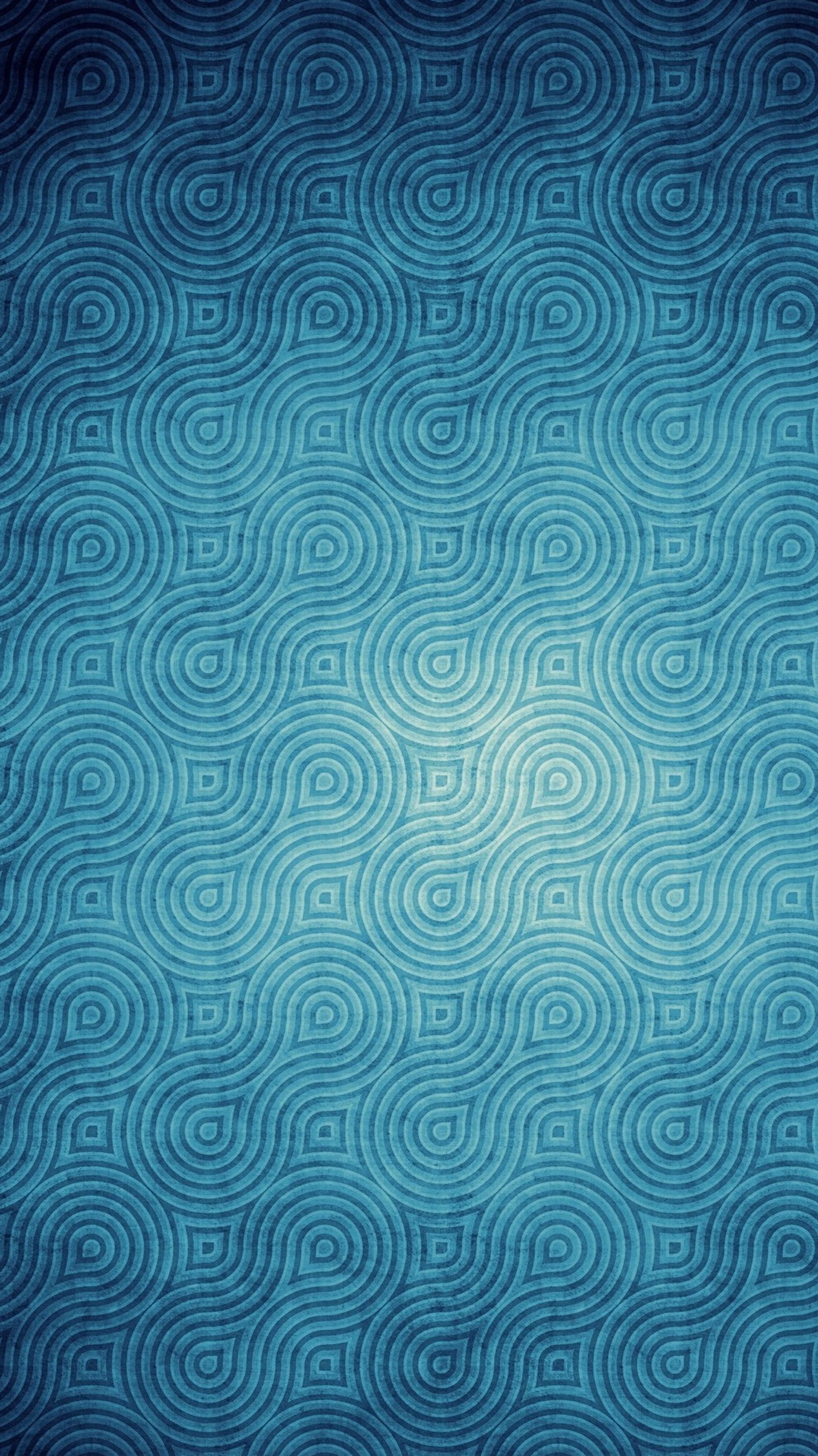 Un primer plano de un fondo azul con un patrón de círculos (abstracto, asombroso, color, colores, genial)