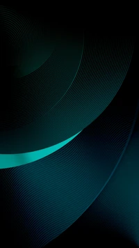 Elegantes dunkelblaues und türkisfarbenes AMOLED-Hintergrunddesign