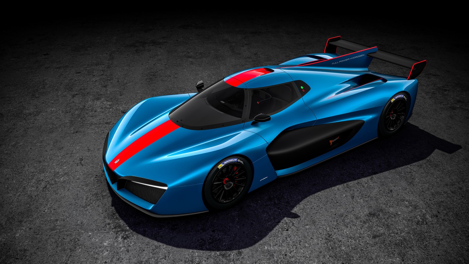 Le nouveau concept ford gtp est présenté dans une image de rendu (pininfarina, voitures, voiture de sport, supersportive, pneu)