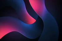 dark blue, pink abstract, swirl, 5k, abstract wallpaper