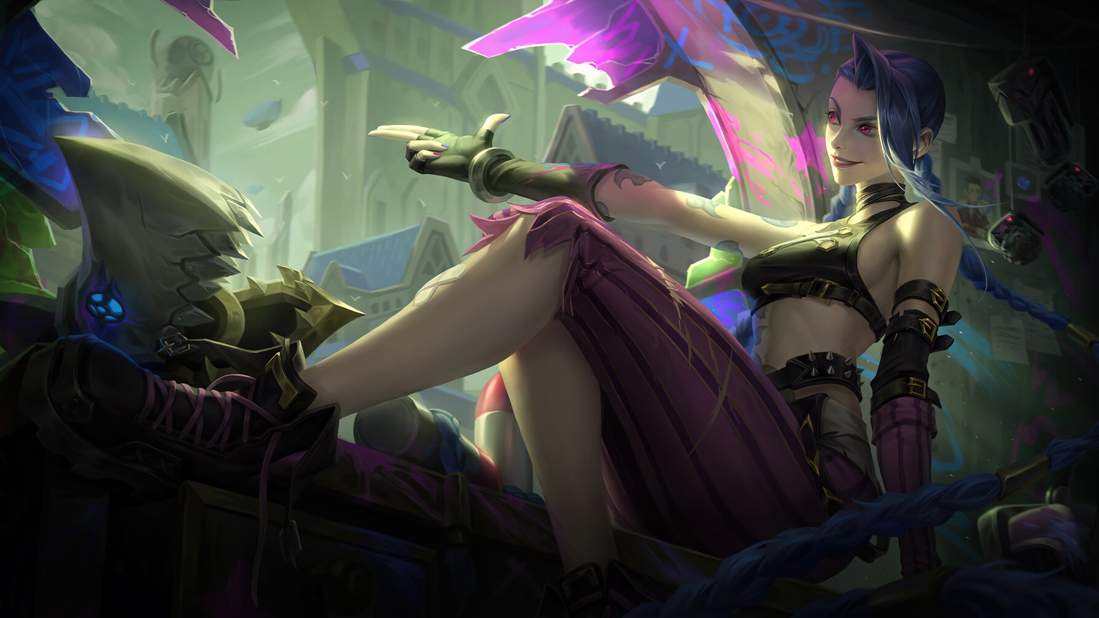 jinx, arcane, league of legends, lol, video game Download Wallpaper