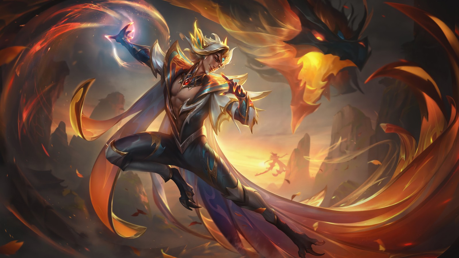 dragonmancer, rakan, league of legends, video game, lol wallpaper