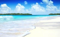 beach, sand, body of water, sea, tropics wallpaper