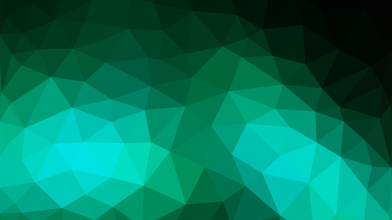 A close up of a green abstract background with triangles (texture, blue, green, pattern, line)