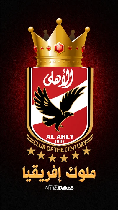 Logotipo do Al Ahly SC: Clube do Século na África