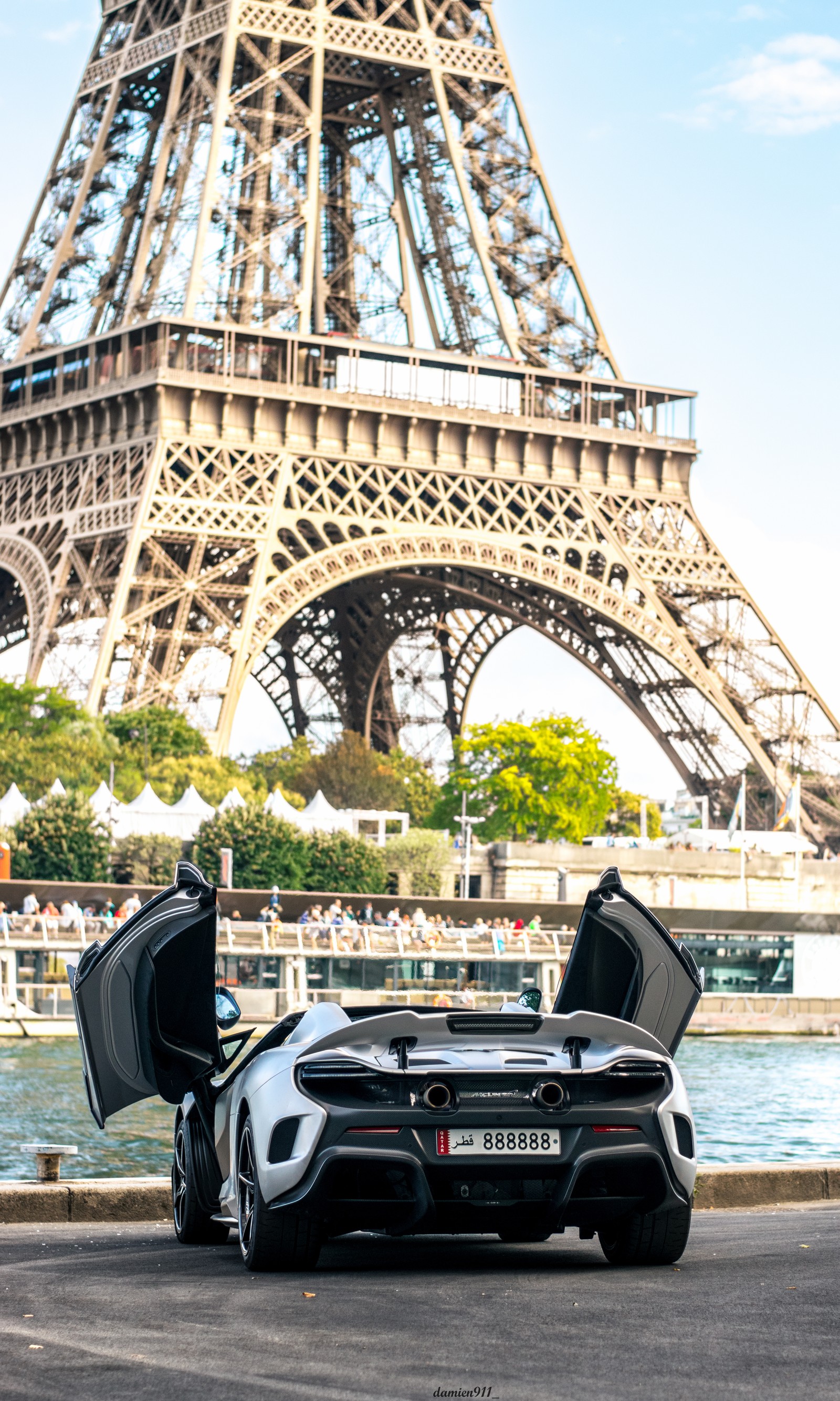 Descargar fondo de pantalla 675lt, mclaren, parís, paris, araña