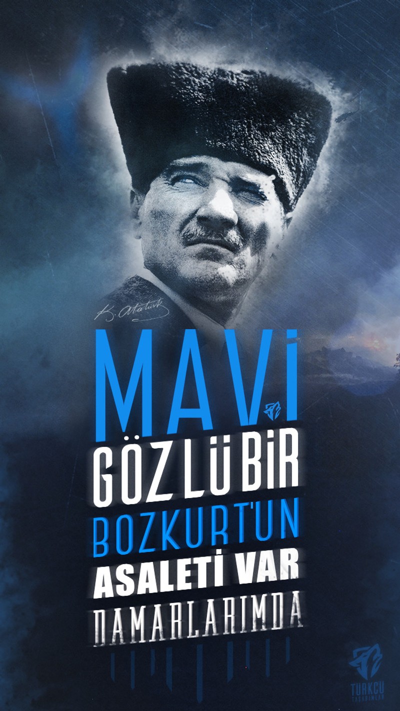 Арабский плакат мужчины в шляпе на фоне неба (асена, ататюрк, ataturk, атсиз, atsiz)