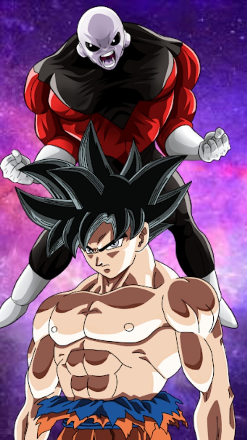 Мультфильм о мужчине с черепом на голове (мяч, дракон, goku, джирен, jiren)