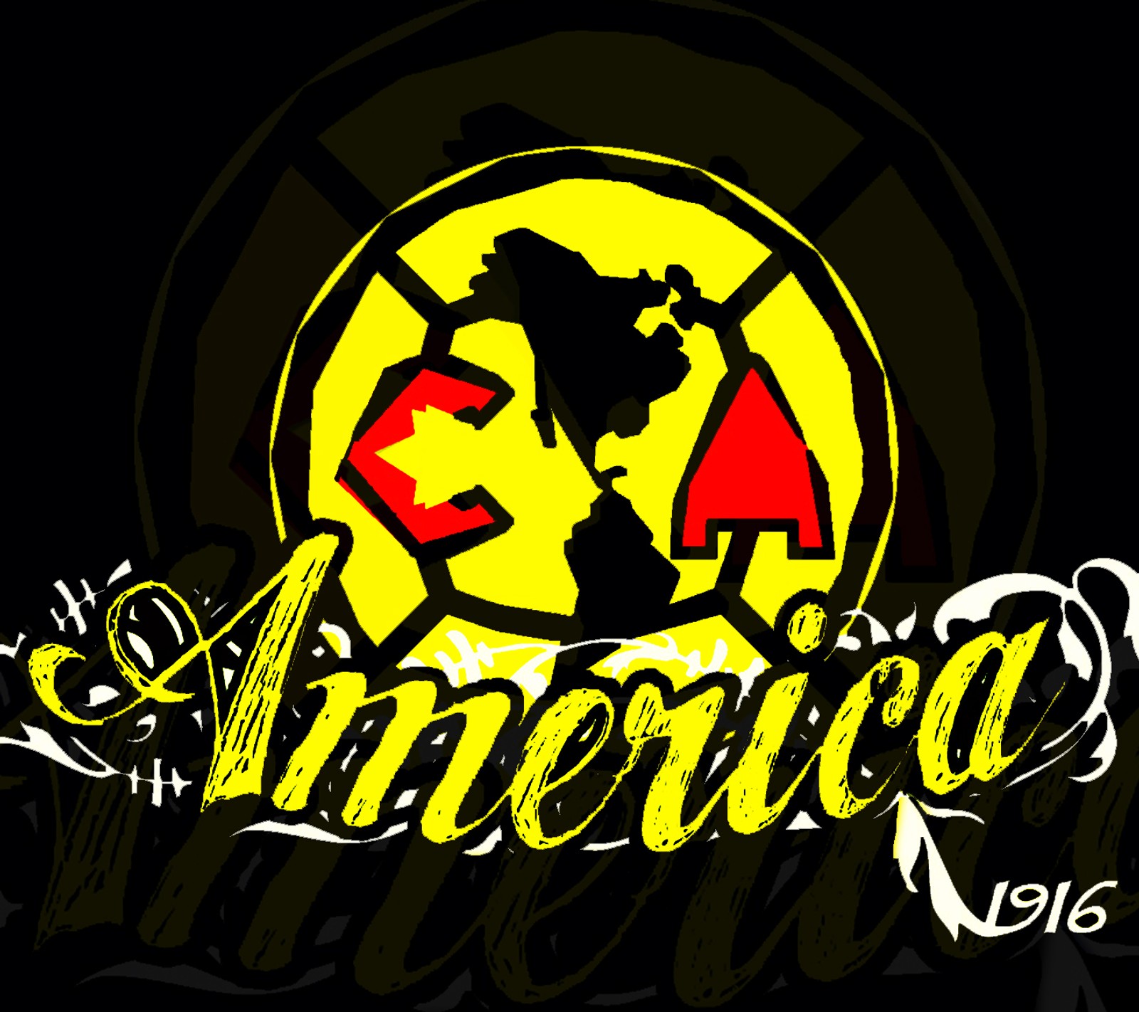 Logotipo da america grills (ca, club américa, futebol, futbol)