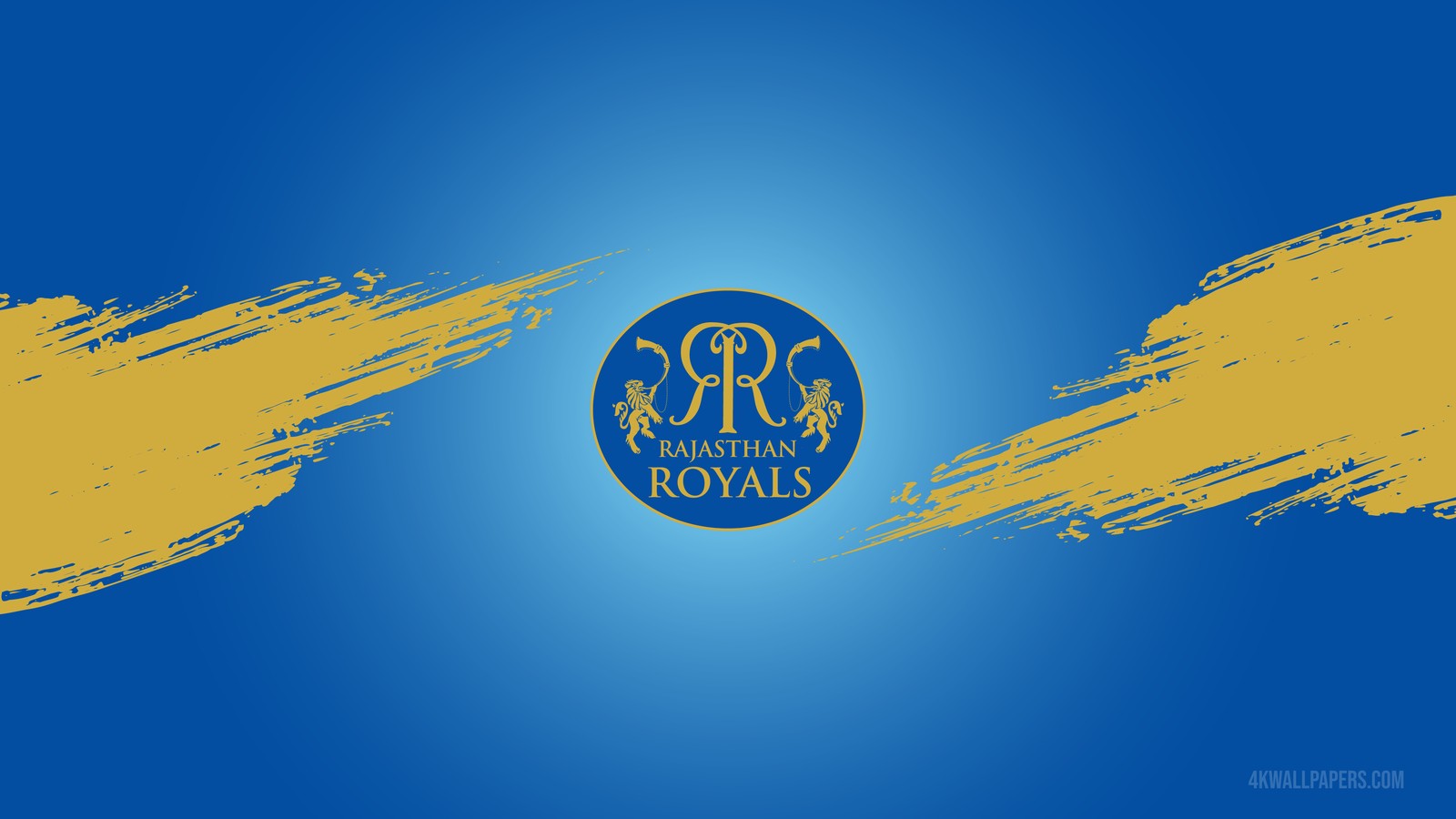 Королевский логотип на синем фоне (rajasthan royals, индийская премьер лига, indian premier league, ipl, ипл 2021)