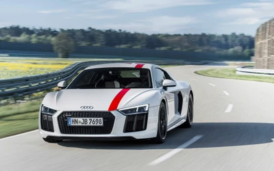 Audi R8: Um carro esportivo de alto desempenho com motor V10 e tração nas quatro rodas