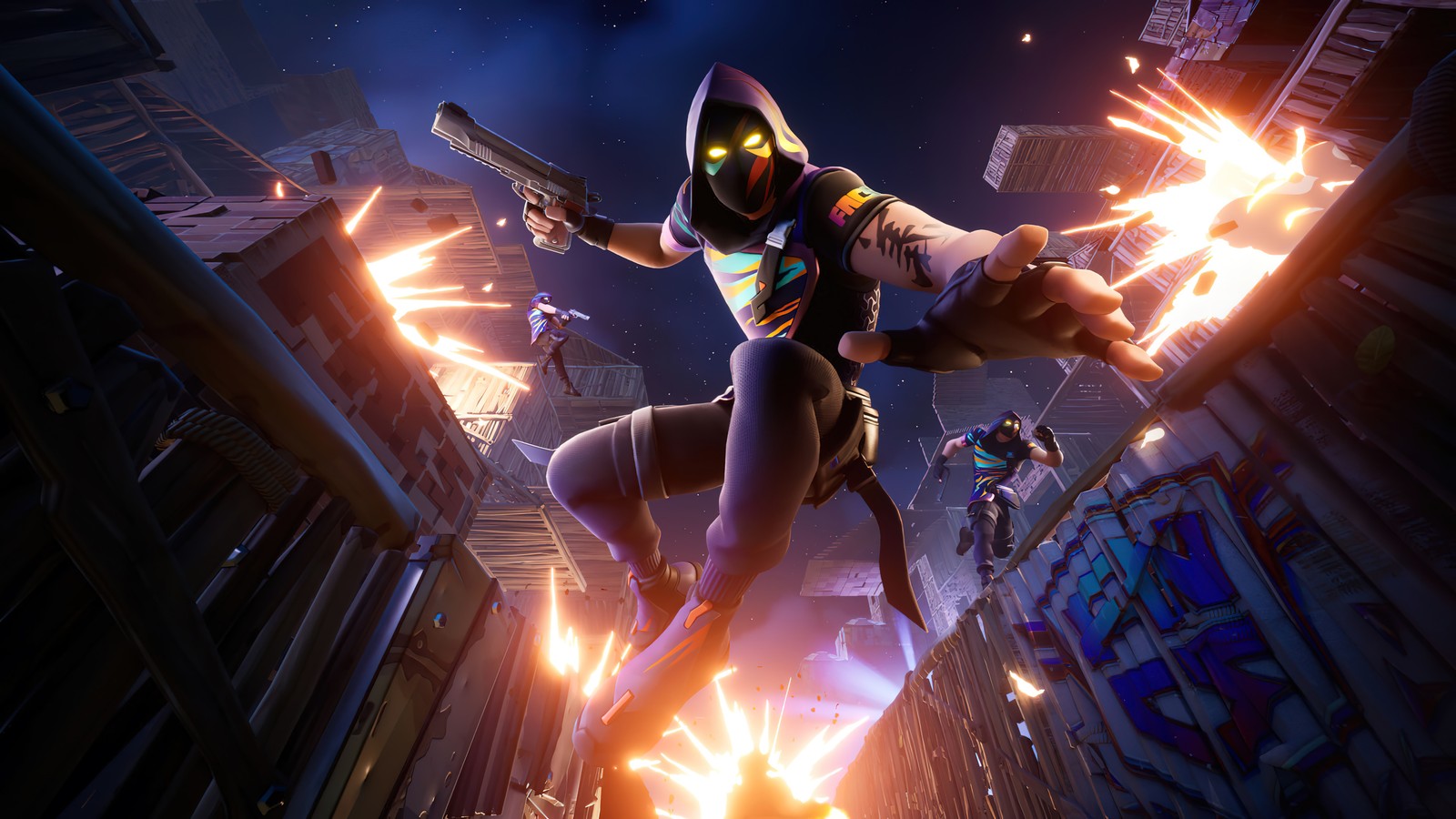 Descargar fondo de pantalla fortnite, battle royale, videojuego, buscador de campeones, piel