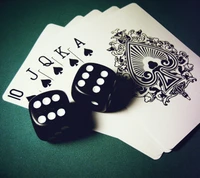 card, cool, dice, entertainment, flush wallpaper