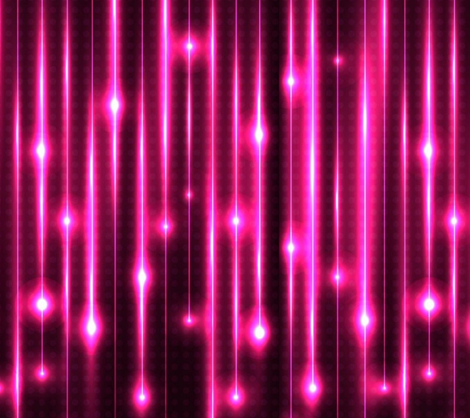 A close up of a pink light with a lot of lights (abstract, color, neon rain)