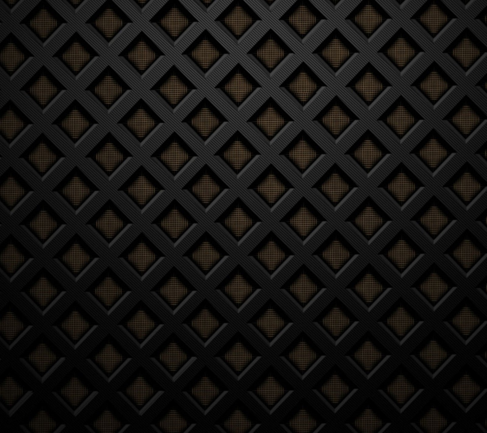 A black and brown wallpaper with a pattern of squares (black, metal, pattern, steel, texture)