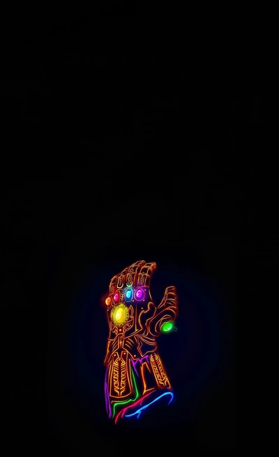 Luva Iluminada de Thanos: Um Símbolo de Poder na Saga do Infinito