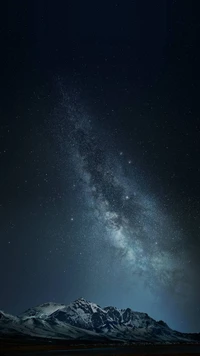 night, plus, sky, stars, water wallpaper