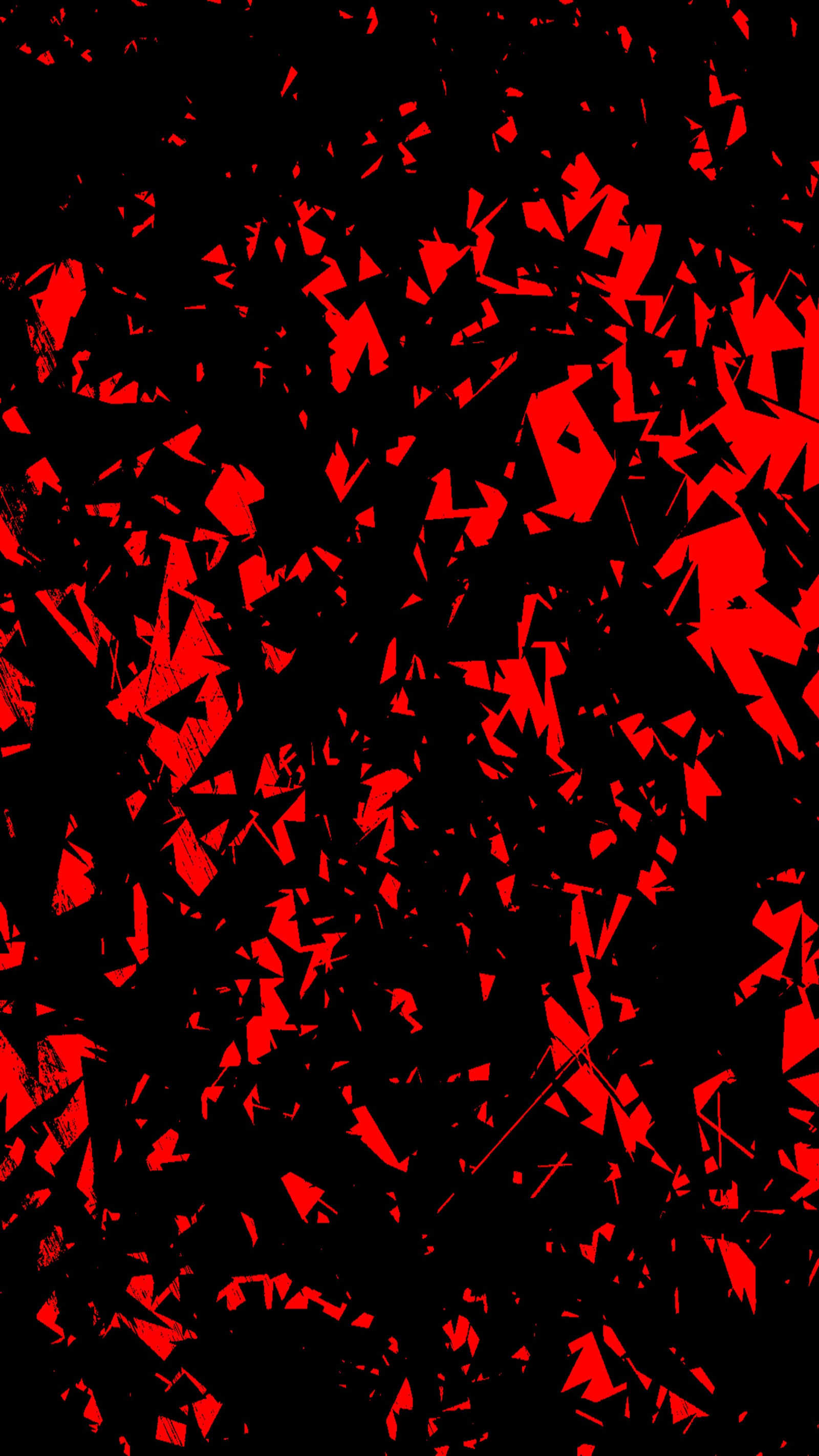 Un primer plano de un fondo rojo y negro con muchos fragmentos rotos (fondo, hd, iphone, rojo, samsung)