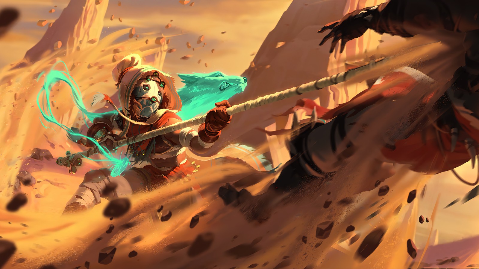 fireth, reaper of the sands, shurima, shadow, isles Download Wallpaper