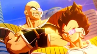 nappa, raditz, dragon ball z kakarot, videojuego