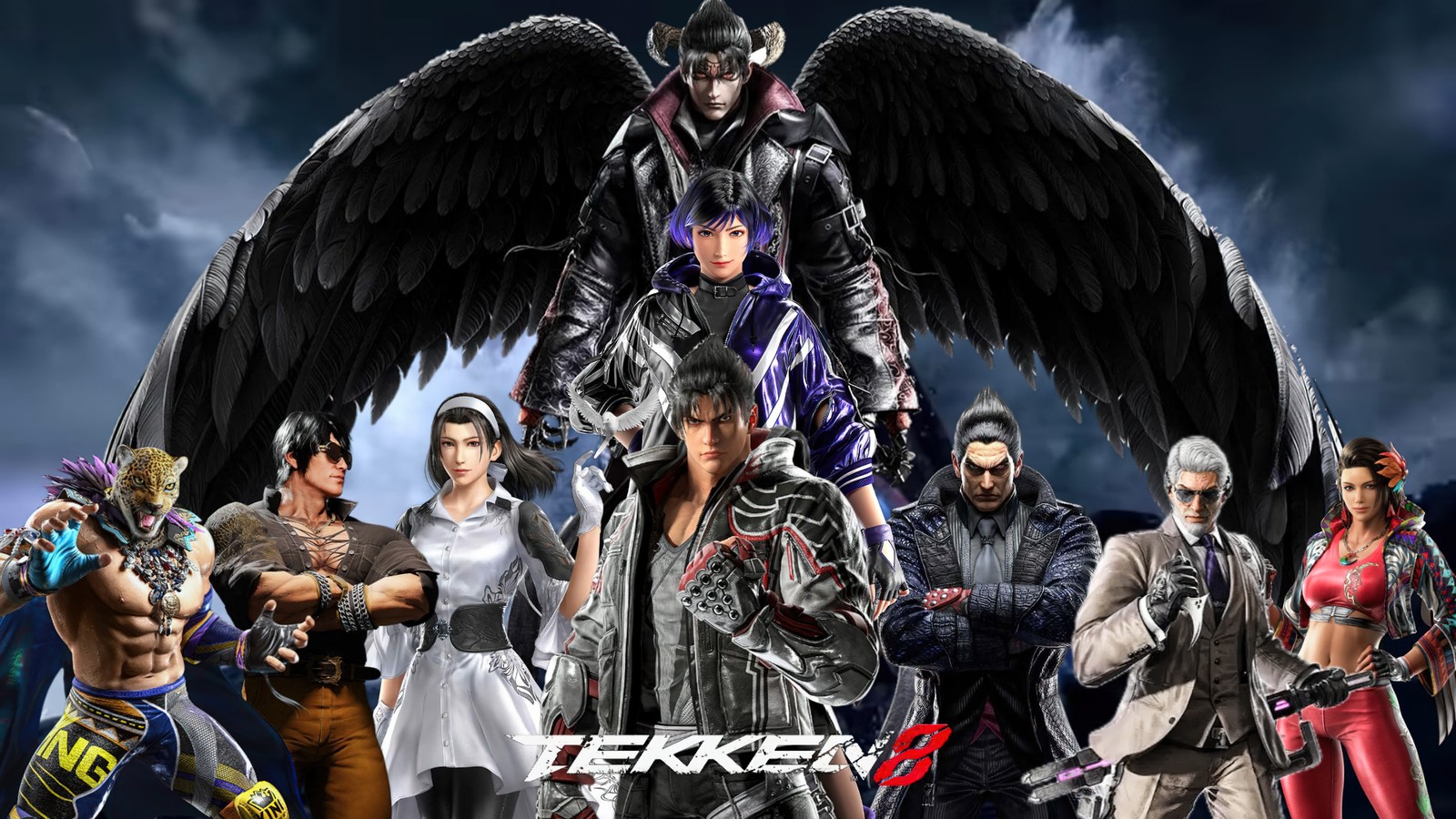 Скачать tekken 8, арт персонажей, постер, игры, обои 4k бесплатно