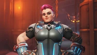 zarya, overwatch 2, video game wallpaper