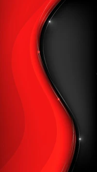 Elegant Black and Red Waves with a Galaxy Edge