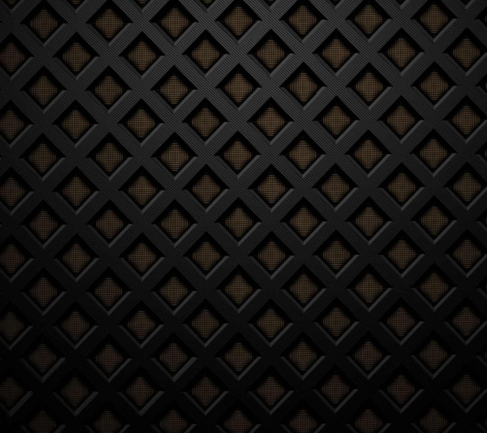 A black and brown wallpaper with a pattern of squares (abstract, art, black, cool, design)