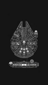 millennium falcon, star wars