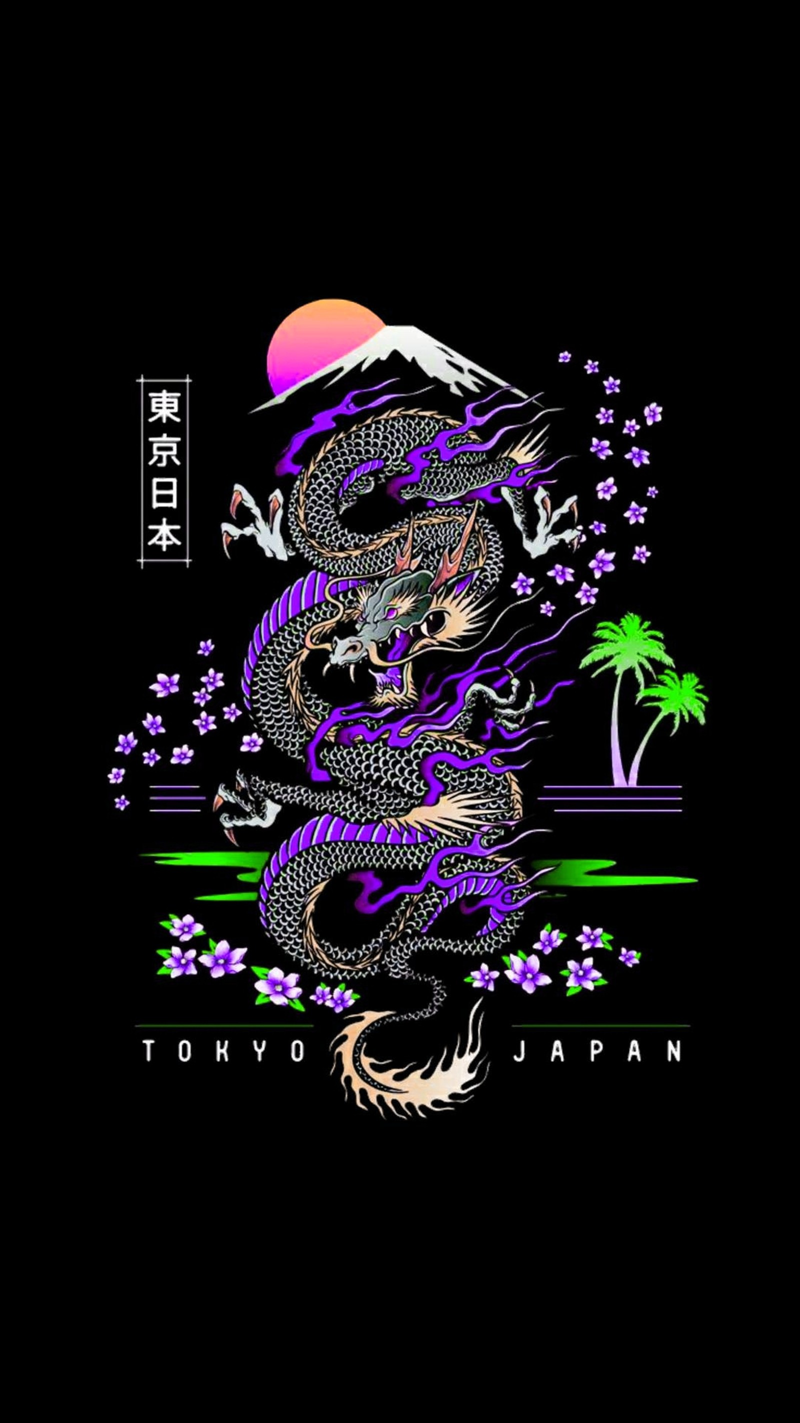 dragon, japan wallpaper