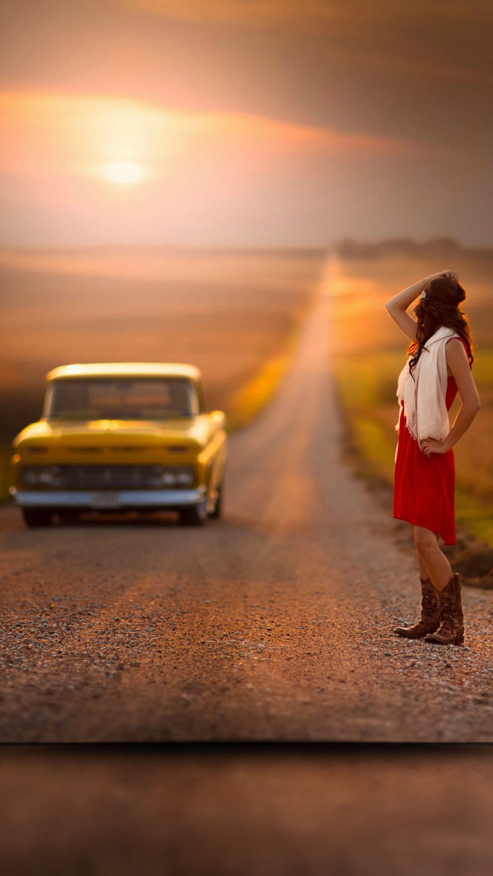 dirt, landscape, road wallpaper