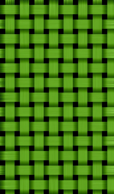 abstrato, green weave