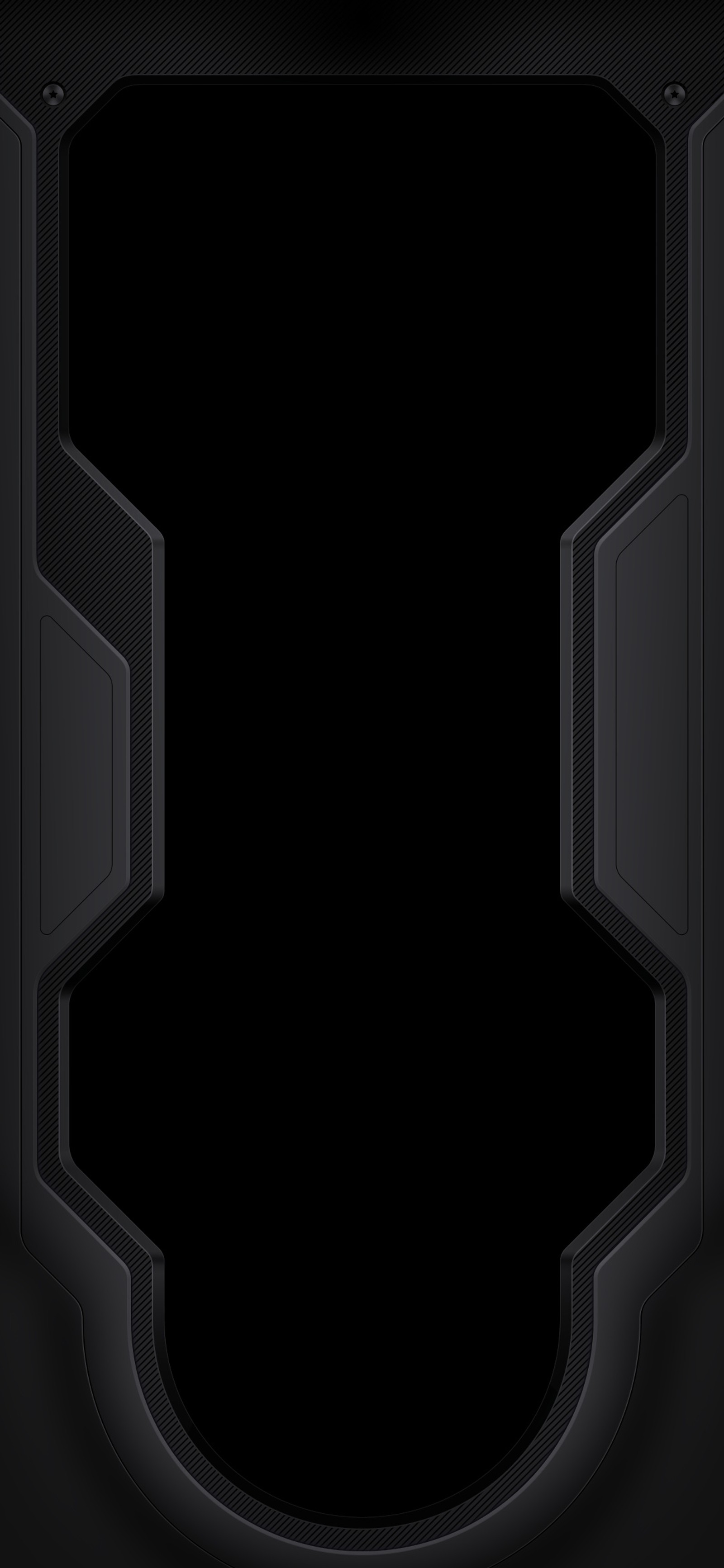 A black background with a black and white picture of a door (xiaomi mi 9, abej, beograd, edge)