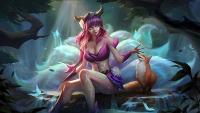 древесина старца, ахри, ahri, lol, league of legends