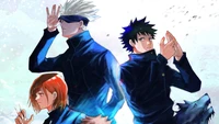 Enfrentamiento épico de hechicería: Los personajes de Jujutsu Kaisen se unen