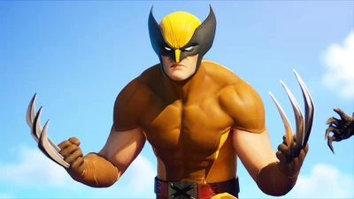 Fortnite Kapitel 2 Saison 4: Wolverine in kampfbereiter Haltung