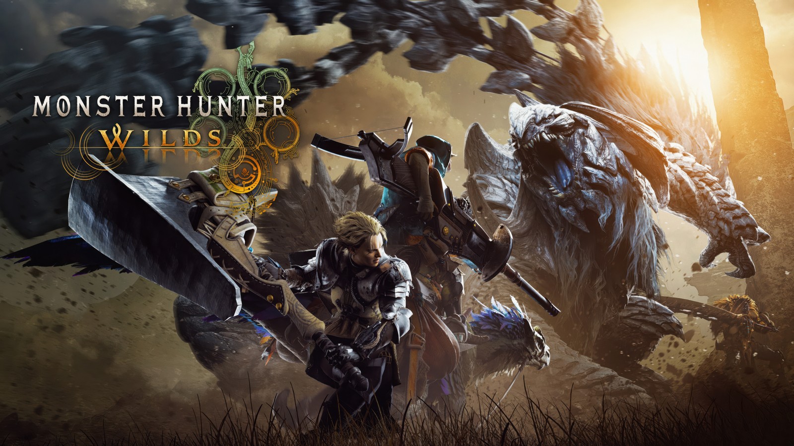 Monster hunter : monde de guerre 2 (monster hunter wilds, art clé, 5k, jeux 2025, jeux)