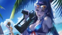 widowmaker, overwatch, video game wallpaper